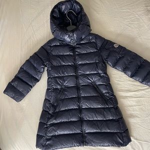 Moncler Enfant zipped- up padded hooded coat
